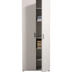 Kast Inca 2-deurs - greige - 184x70x34,5 cm