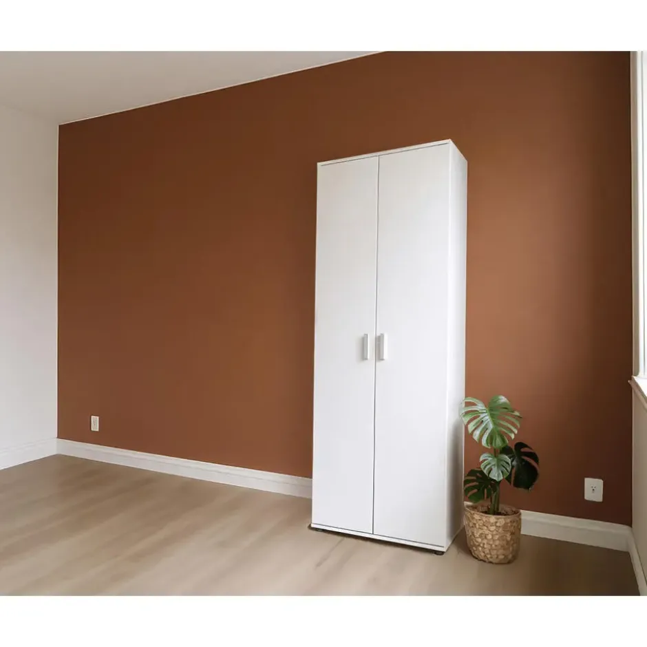 Kast Inca 2-deurs - wit - 184x70x34,5 cm