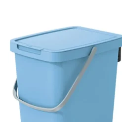 Keden keuken afvalbak - lichtblauw - 20L - 23 x 29 x 45 cm