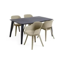 Keter Akola Tuinstoelen - 2 stuks -56.5x55x80cm - Salie Groen