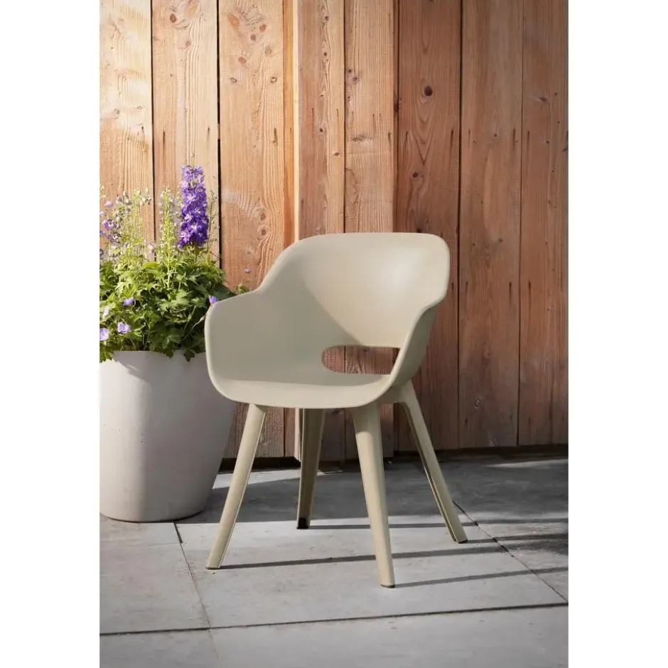 Keter Akola Tuinstoelen - 2 stuks -56.5x55x80cm - Salie Groen