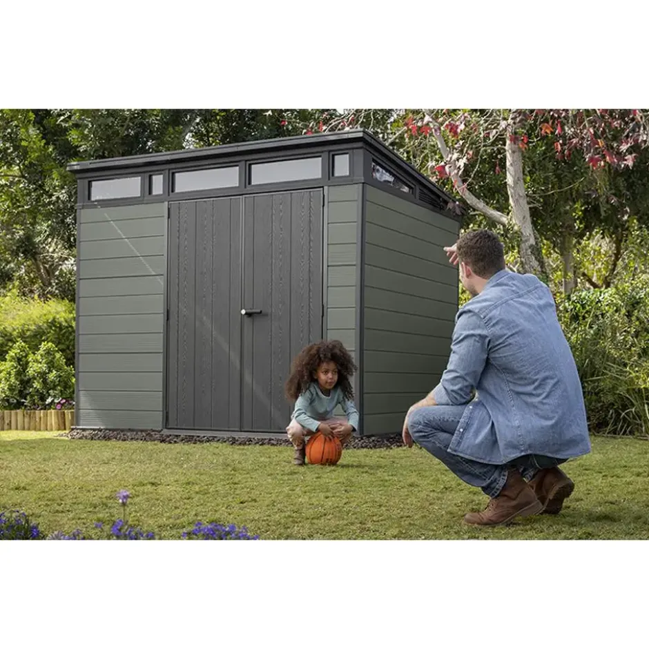 Keter Cortina 97 Tuinhuis - 277x218x226cm - Groen