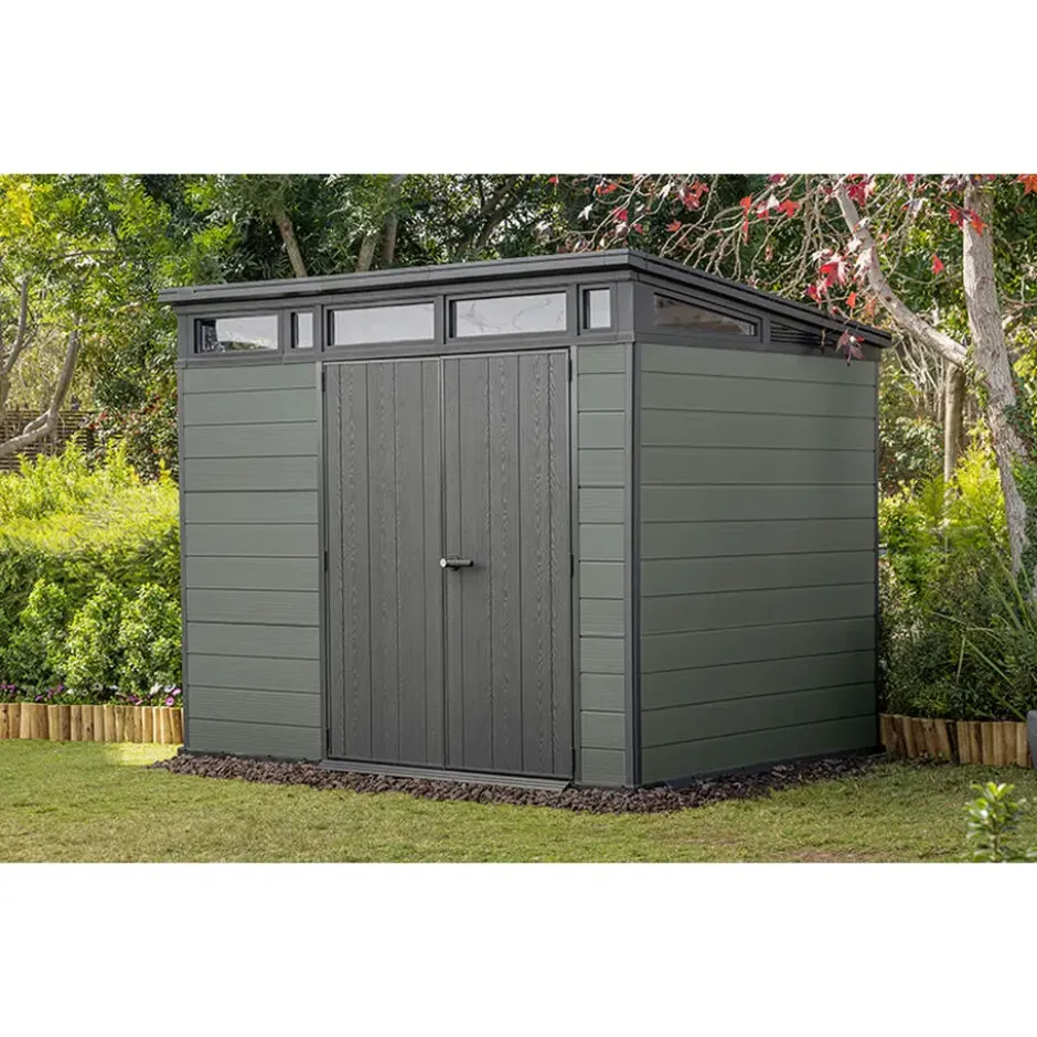Keter Cortina 97 Tuinhuis - 277x218x226cm - Groen