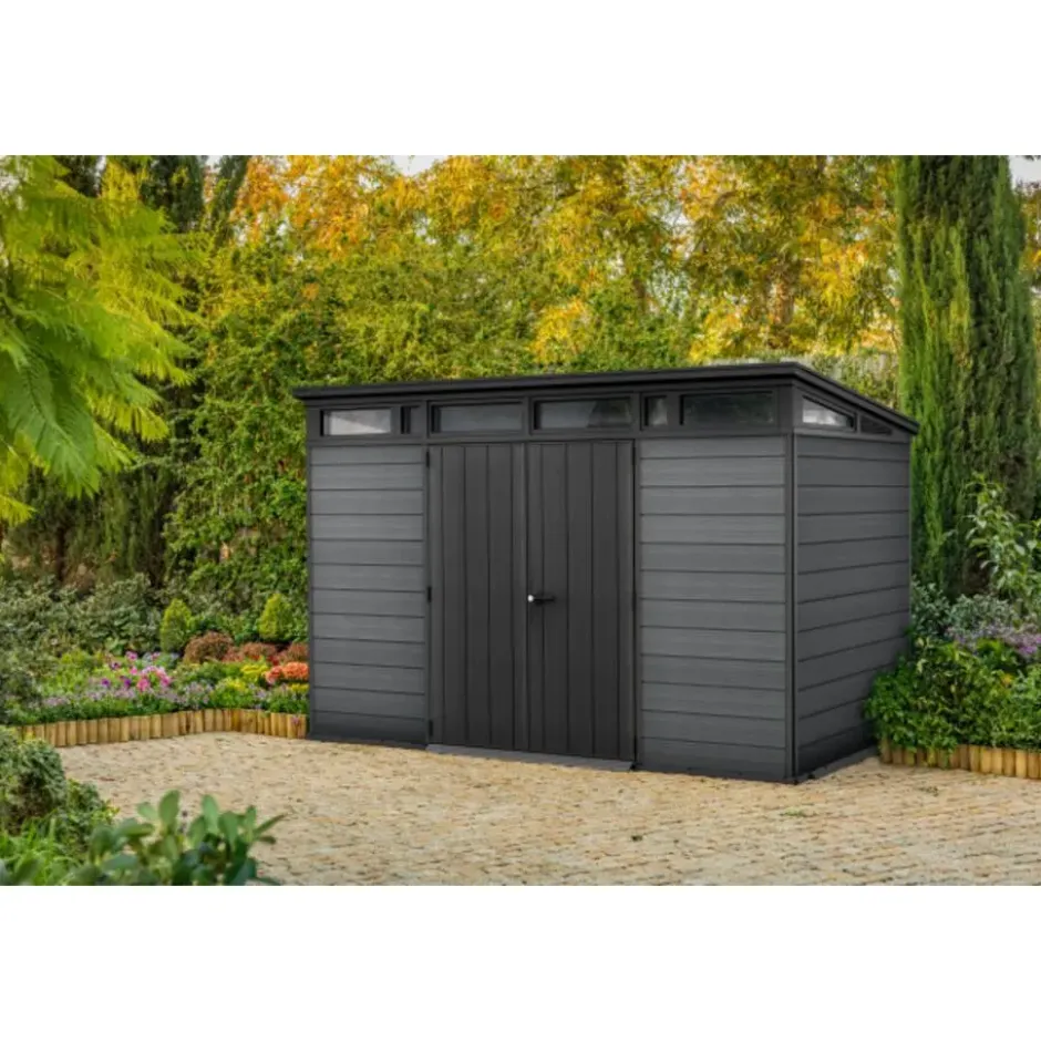Keter Cortina 117 Tuinhuis - 342x218x226cm - Grijs