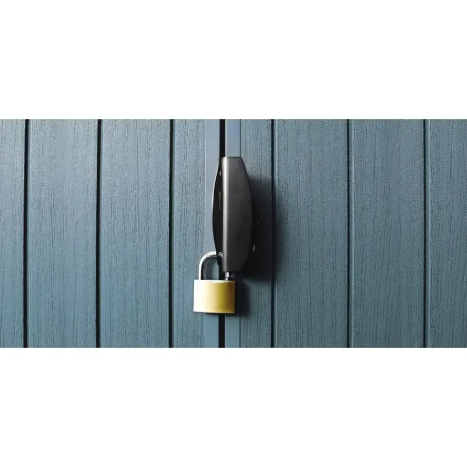 Keter Darwin 64 Tuinhuis - dubbele deuren + ramen - 190x122x221 cm - Grijs