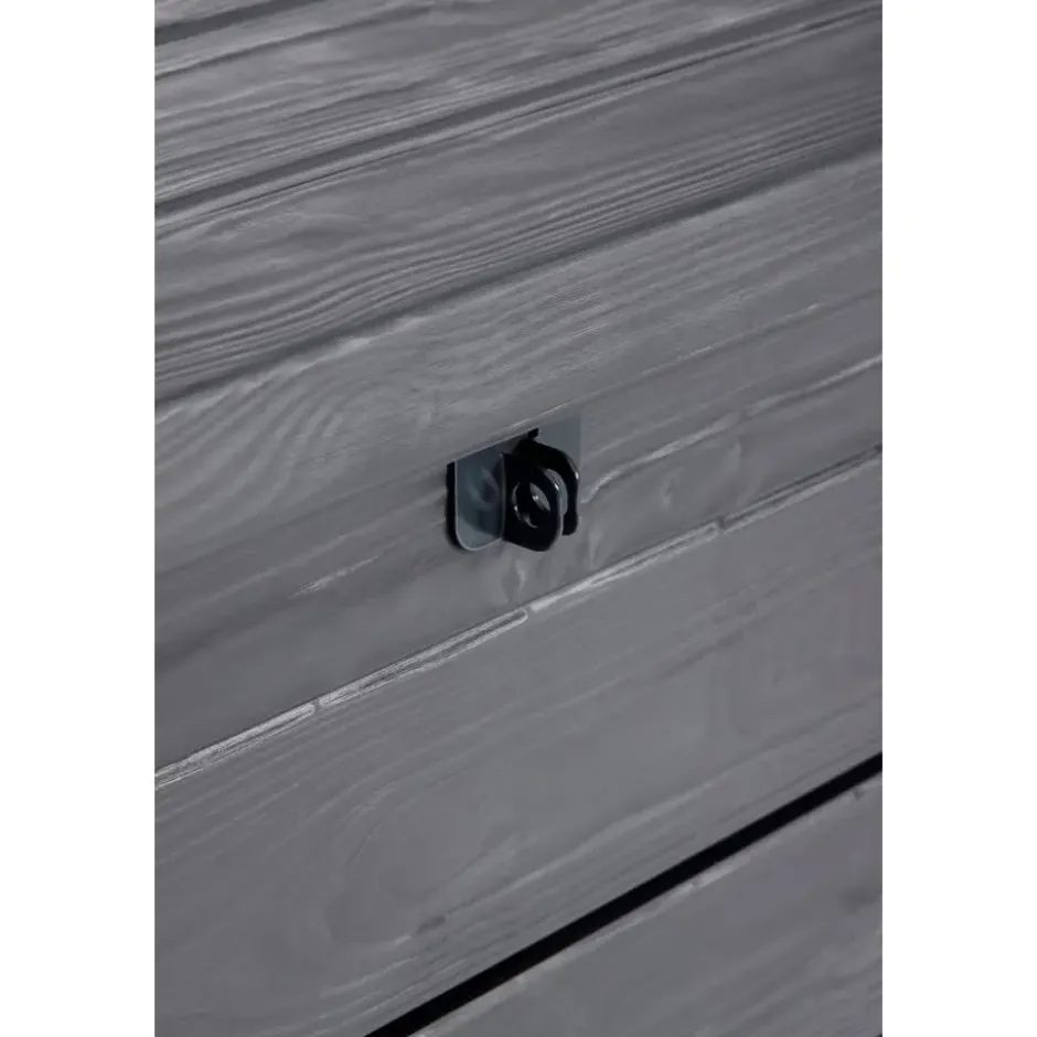 Keter Eastwood Opbergbox - 570L - 72,4x155x64,4cm - Antraciet