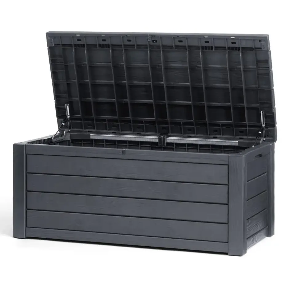 Keter Eastwood Opbergbox - 570L - 72,4x155x64,4cm - Antraciet