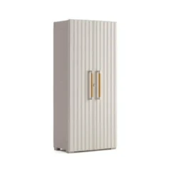 Keter Groove Hoge Kast - 80x45x180 cm - Beige