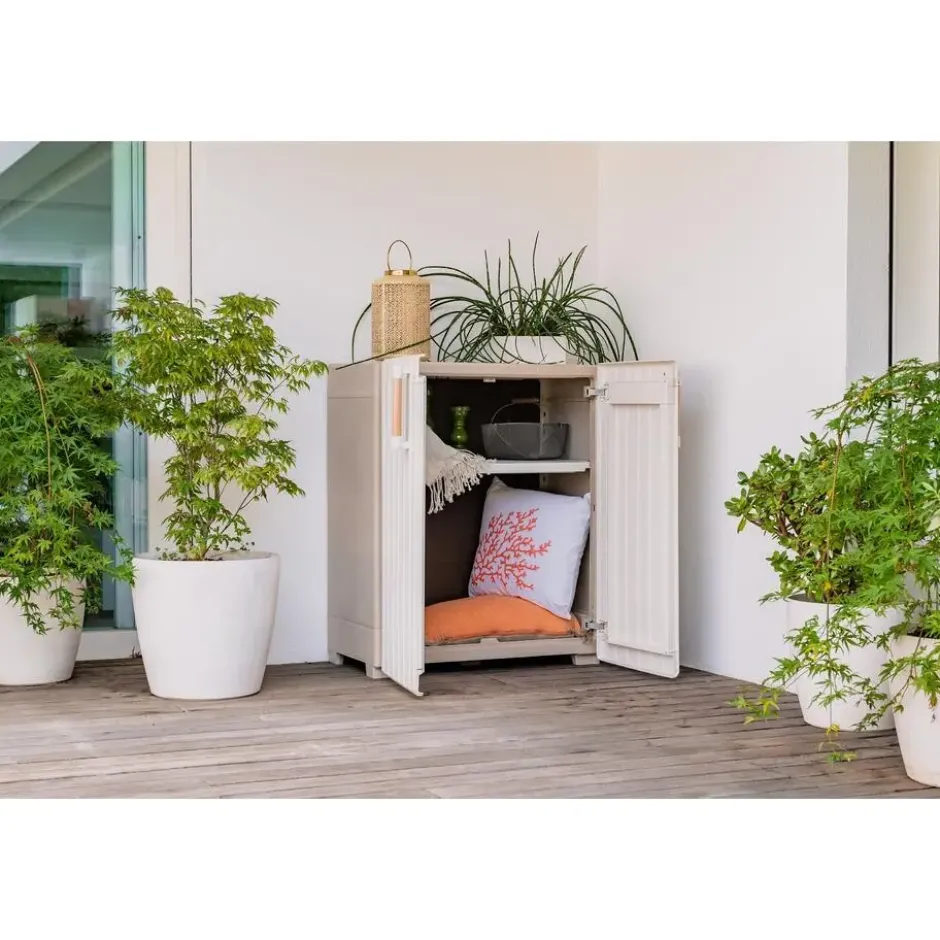 Keter Groove Opbergkast laag - 1 plank