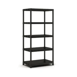 Keter Kunststof Stellingkast extra breed - 90x60x187cm - zwart