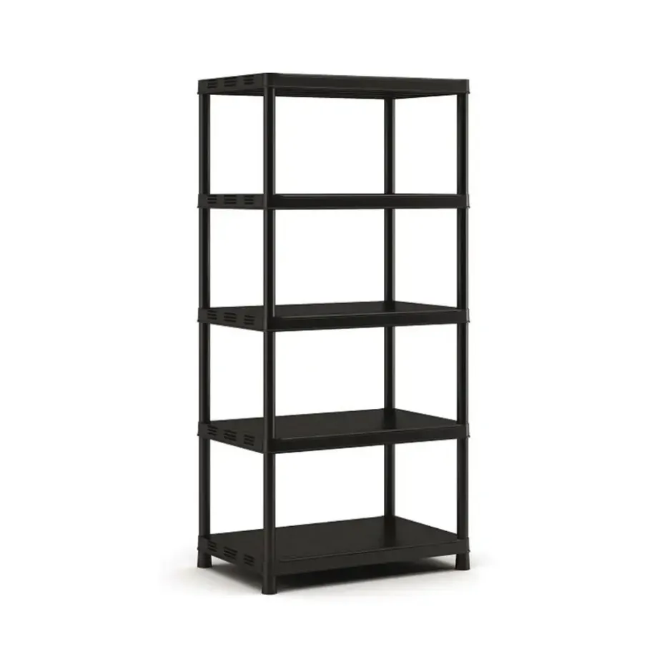 Keter Kunststof Stellingkast extra breed - 90x60x187cm - zwart