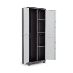 Keter Linear Opbergkast utility - bezemkast - 3 planken