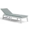 Keter Mallorca Ligbed - inclusief kussen - 187.5x58x29cm - Wit