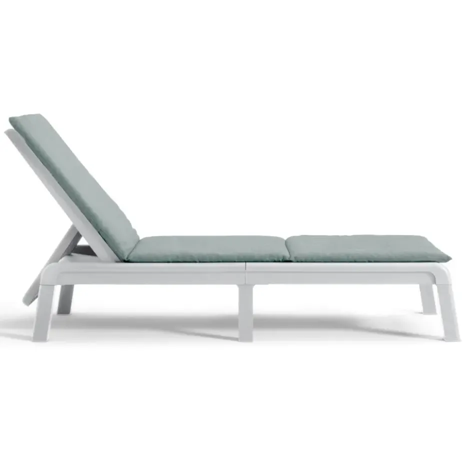 Keter Mallorca Ligbed - inclusief kussen - 187.5x58x29cm - Wit
