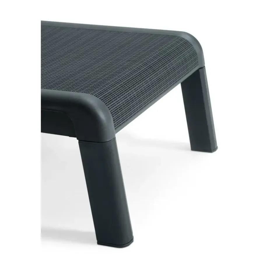Keter Mallorca Ligbed - inclusief kussen - 187.5x58x29cm - Antraciet