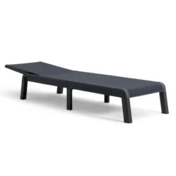 Keter Mallorca Ligbed - inclusief kussen - 187.5x58x29cm - Antraciet