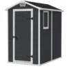 Keter Manor 46 Tuinhuis - 130x192x198 cm - Antraciet