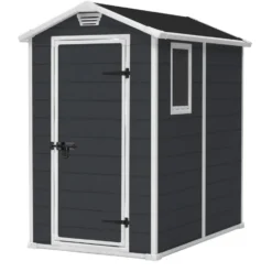 Keter Manor 46 Tuinhuis - 130x192x198 cm - Antraciet