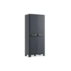 Keter Moby hoge kast - 4 planken - 80x44x182 cm - Antraciet