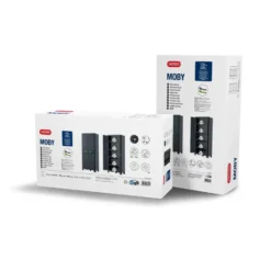Keter Moby hoge kast - 4 planken - 80x44x182 cm - Antraciet