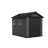 Keter Newton 759 Tuinhuis - 287x230x246cm - Grijs