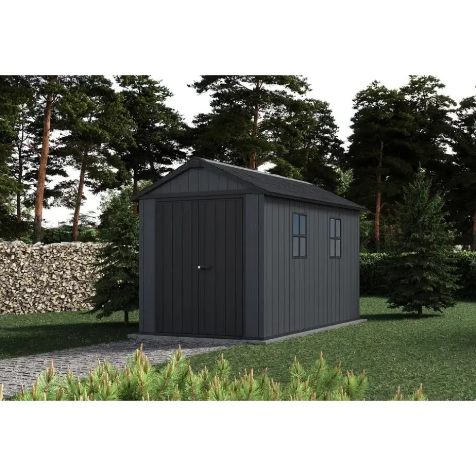 Keter Newton 7511 Tuinhuis - 350x230x246cm - Grijs