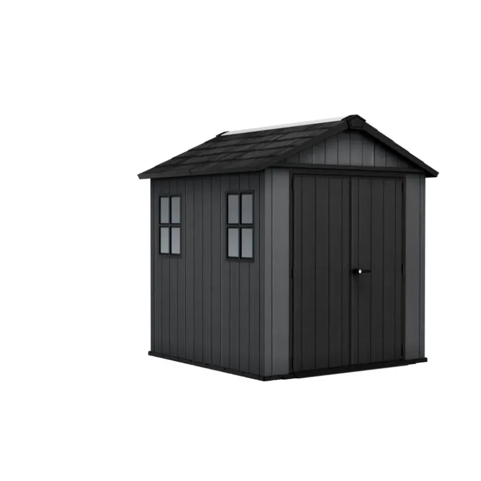 Keter Newton 757 Tuinhuis - 223,8x230x246cm - Grijs