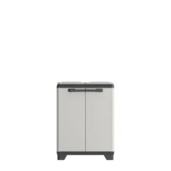 Keter Planet Lage Opbergkast - 68x39x90cm - Grijs/Zwart