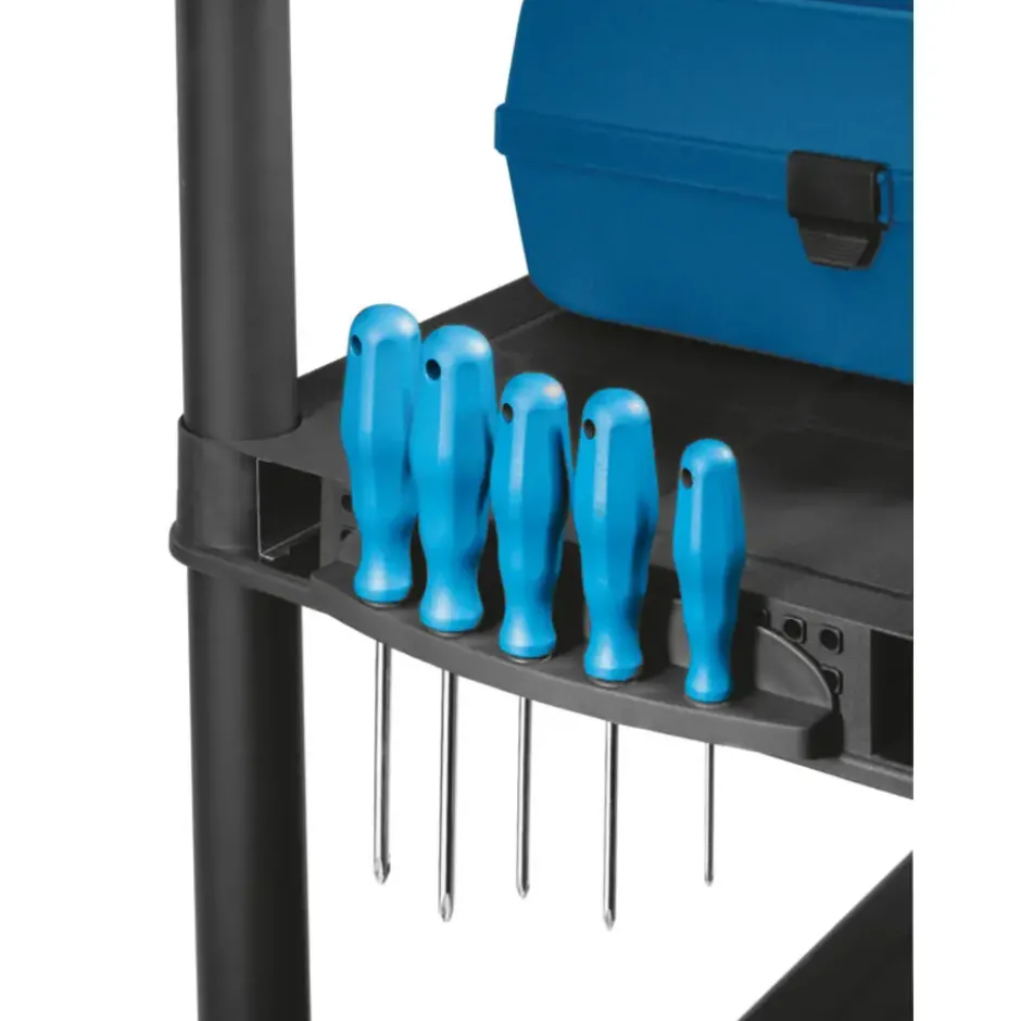 Keter Plus shelf 75/5 - 5 Planken - 75x32x176 cm - Zwart