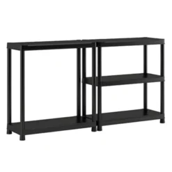 Keter Plus Shelf 90/5 - 5 Planken - 90x40x182cm - Zwart