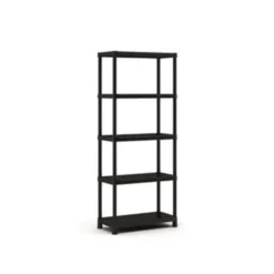 Keter Plus Stellingrek 80/5 - 5 Planken - 80x40x187 cm - zwart