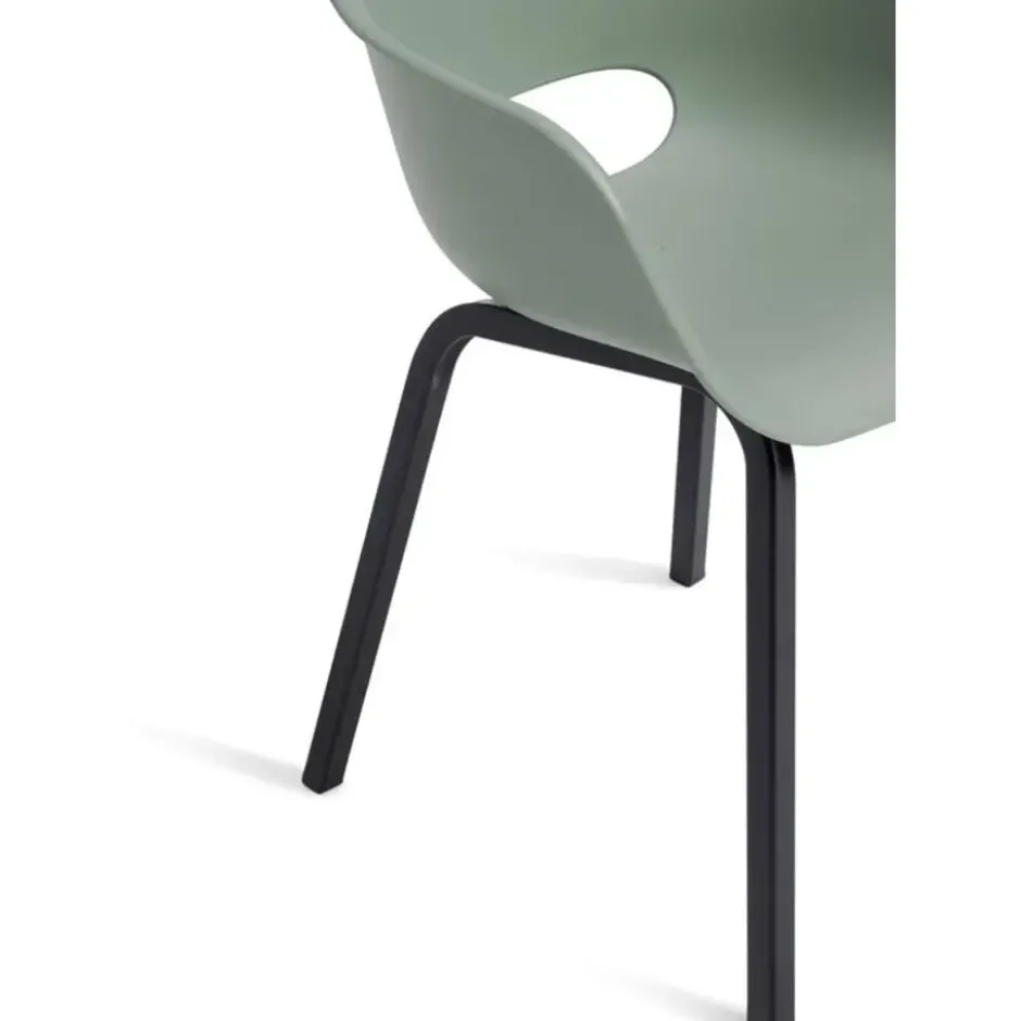 Keter Porto Diningset - Signature Porto Tafel en 4 Noa Tuinstoelen - Ashwood/Vin