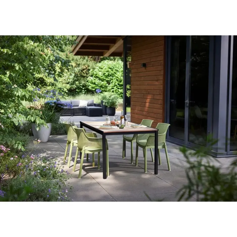 Keter Porto Nova Tafel - 155x94x75cm - Ashwood