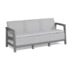 Keter Scandi Linea 3-zits Loungebank - Lichtgrijs