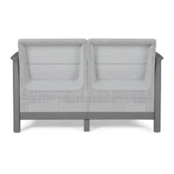 Keter Scandi Linea 2-zits Loungebank - Lichtgrijs