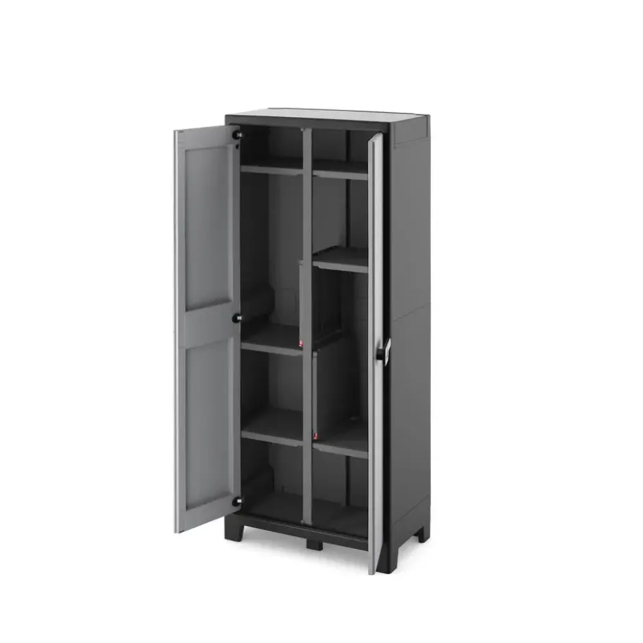 Keter Titan Opbergkast hoog - Multispace - tuinkast - 8 planken