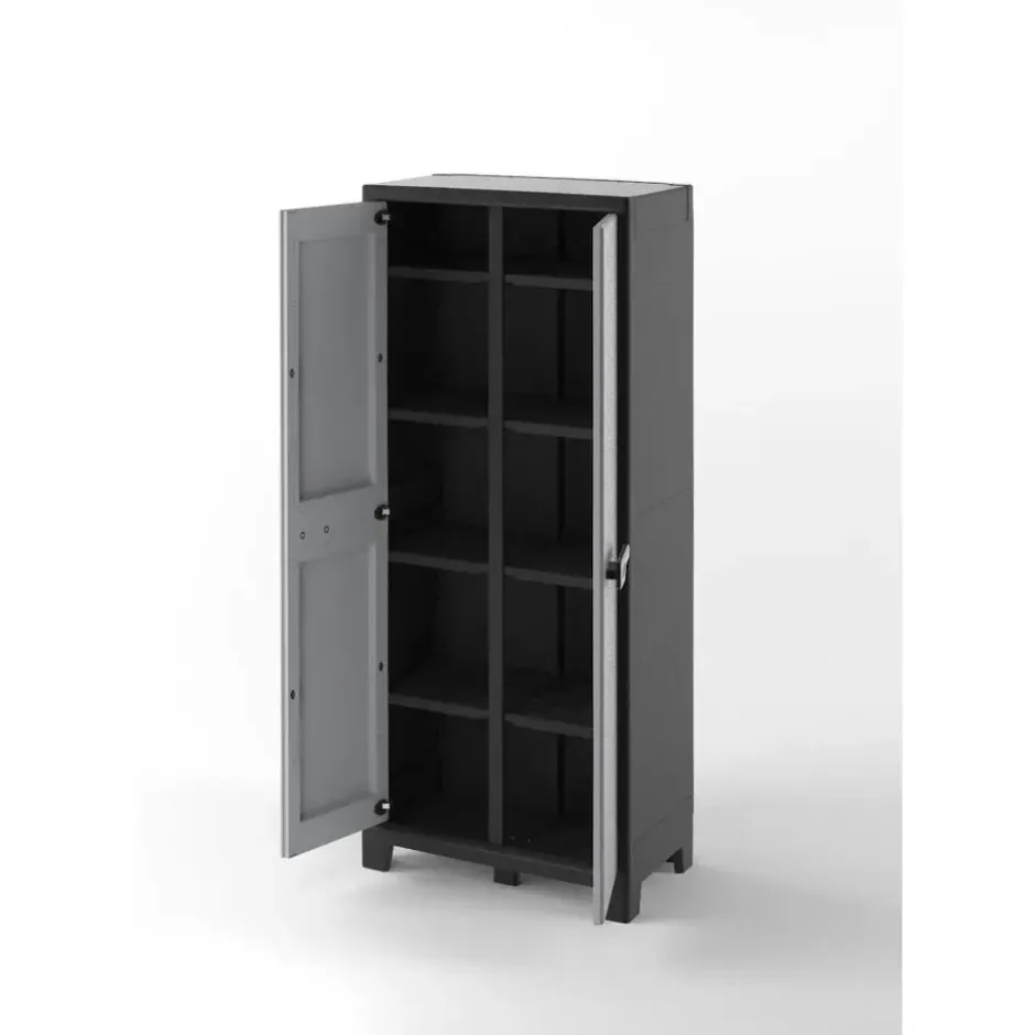 Keter Titan Opbergkast hoog - Multispace - tuinkast - 8 planken