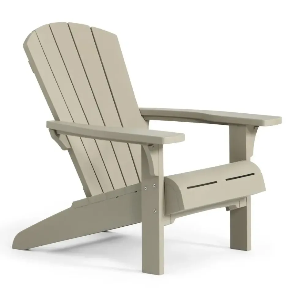 Keter Troy Adirondack Tuinstoel - 81x93x96.5cm – Salie Groen