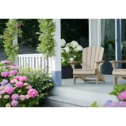 Keter Troy Adirondack Tuinstoel - 81x93x96.5cm – Salie Groen