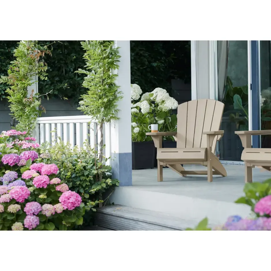 Keter Troy Adirondack Tuinstoel - 81x93x96.5cm – Salie Groen