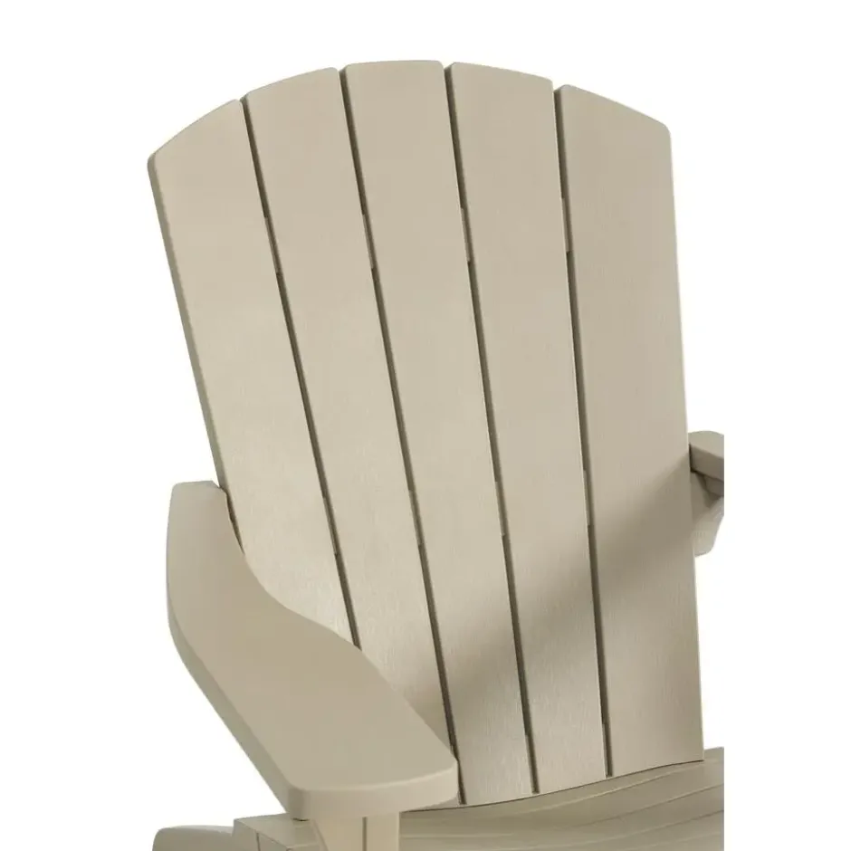Keter Troy Adirondack Tuinstoel - 81x93x96.5cm – Salie Groen