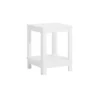 Keter Troy Deluxe Bijzettafel - 40.5x40.5x2cm - Wit