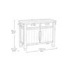 Keter Unity XL Barbecuetafel met lades - 207L - 134x51,7x89,6cm - Antraciet