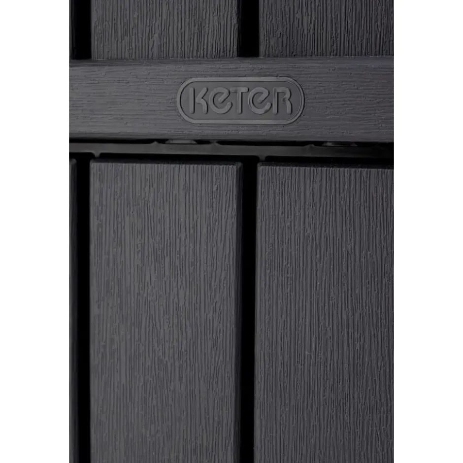 Keter Unity XL Barbecuetafel met lades - 207L - 134x51,7x89,6cm - Antraciet