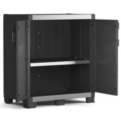 Keter XL Garage Lage Kast - 1 Plank - 89x54x99 cm - zwart