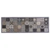 Keukenloper Patchwork - grijs - 50x150 cm