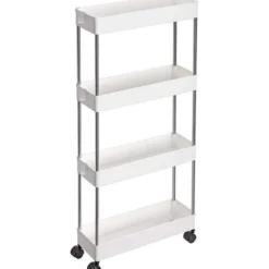 Keuken trolley met 4 etages - Wit