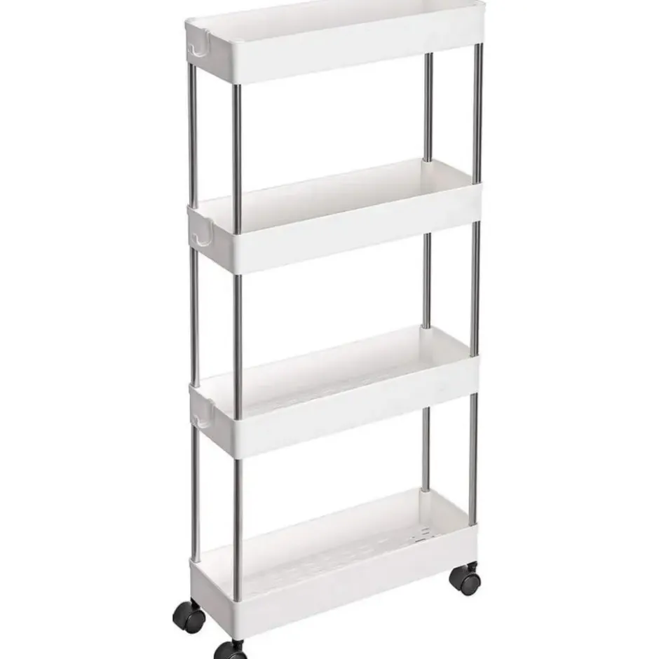 Keuken trolley met 4 etages - Wit