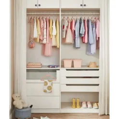 Kinder Kledinghangers - Set van 30 - Fluweel - Rose