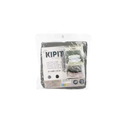 Kipit Kledingkast organizer - 6 vaks - grijs - 25 x 25 x 138 cm